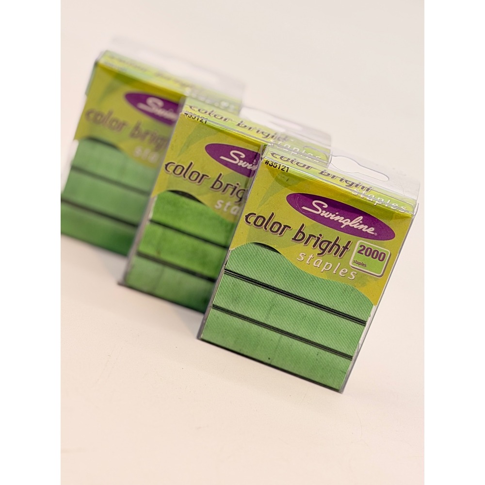 Swingline Color Bright Green Staples 1 Pack 2000 Standard Size 35121